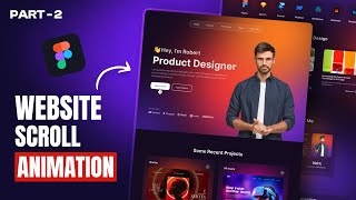 How to Create Full Page Website Scroll Animation In Figma  Figma Tutorial [upl. by Carilla947]