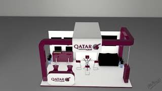 Exhibition Stand C4D [upl. by Abehsat369]