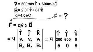 Physics 43 Magnetic Forces on Moving Charges 3 of 26 Determine Direction and Magnitude [upl. by Fonda]