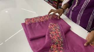 DAISY – Designer Soft Organza Thread Embroidered Saree French Knot Edition [upl. by Erlewine]