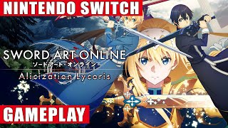 Sword Art Online Alicization Lycoris Nintendo Switch Gameplay [upl. by Jeanelle]