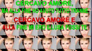 emma cercavo amore karaoke [upl. by Robena]