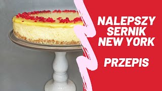 🔥Najlepszy Sernik New York  Nowojorski  Przepis 🍰⬅ [upl. by Fosque]