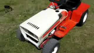 Racing mower running [upl. by Lefty]