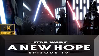 ObiWan Kenobi VS Darth Vader Remake 4K UHD 60fps – Star Wars Episode IV A New Hope [upl. by Sylado100]