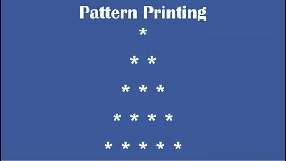 C Practical and Assignment ProgramsPattern Printing 6 [upl. by Asyen]