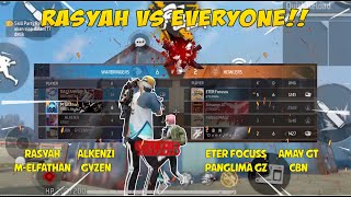 RASYAH 4 VS 4 LAWAN PARA SEPUH EPEP RASYAH VS EVERYBODY AUTO BANTAI BANTAI GA SIHH [upl. by Lednew]