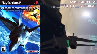 Ace Combat 4 PS2 Walkthrough  Mission 7 Deep Strike [upl. by Odlanor]