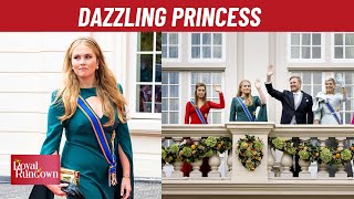 Crown Princess CatharinaAmalia Dazzles with King and Queen at Royal Event [upl. by Htrag]