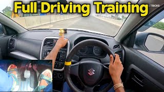 Full Driving Training  Steering Control for Beginners Left and Right side Judgement in car [upl. by Noremak]