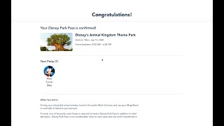 How to Purchase Disney World Tickets and Make Park Pass Reservations [upl. by Norvan]