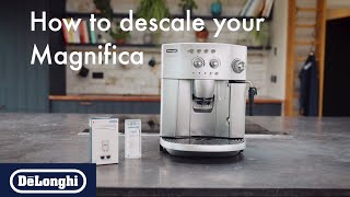 How to descale your DeLonghi Magnifica [upl. by Bogusz]