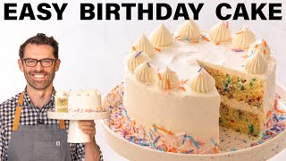 Easy Birthday Cake Recipe [upl. by Okir710]