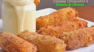 Potato Cheese Croquettes  quick amp simple [upl. by Clare]