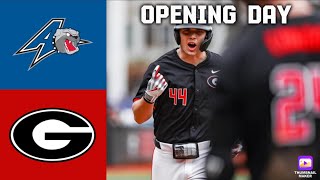 Georgia Baseball Highlights vs UNC Asheville  2024 College Baseball Highlights  21624 [upl. by Amalburga369]