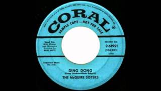 The McGuire Sisters  Ding Dong [upl. by Eicam]