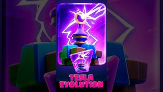 quotNEWquot EVOLVED TESLA  clashroyale [upl. by Issac953]