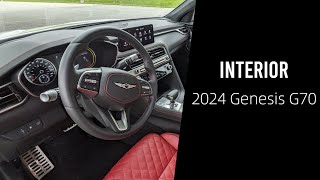 2024 Genesis G70 Interior  Detailed Walkthrough [upl. by Nabroc197]