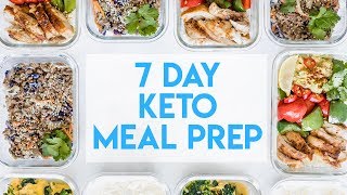 7 Day KETO Meal Prep  Simple Healthy Meal Plan [upl. by Eycats]