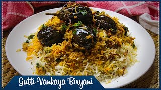 Gutti Vankaya Biryani  Baingan Biryani  వంకాయ బిర్యానీ  Hyderabadi Biryani  Wirally Food [upl. by Atauqal575]