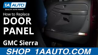 How To Remove Door Panel 9906 GMC Sierra [upl. by Hurley]