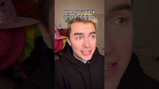 when you were raised religious comedy funny shorts [upl. by Aiekan]