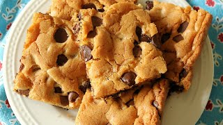 Easy Chocolate Chip Cookie Bars with SelfRising Flour [upl. by Matland707]