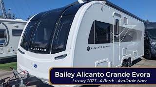 £29990 Luxury Caravan Bailey Alicanto Grande Evora 2023 4 Berth [upl. by Silverts]