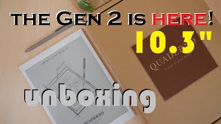 Fujitsu Quaderno A5 Gen 2 103 Inch Digital Paper Unboxing [upl. by Allanson]