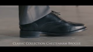 Classic Cheltenham Brogue in black from Samuel Windsor [upl. by Madian]