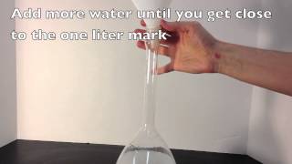 Making a 1 M NaCl solution [upl. by Welford]