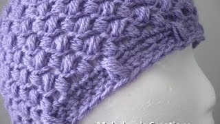 Crochet Beanie with the Beanie Stitch tutorial  Right handed Version [upl. by Nisen501]