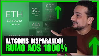 ALTCOINS SUBINDO FORTE ALTSEASON OU ARMADILHA [upl. by Samid]