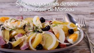 Salade de pommes de terre à la saucisse de Morteau [upl. by Zetrauq]