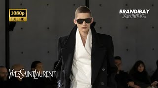 Défilé SAINT LAURENT Homme AutomneHiver 20242025  Paris Fashion Week [upl. by Nnayecats]