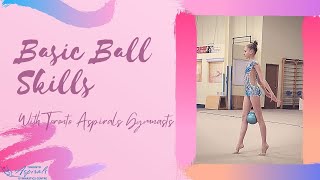 Rhythmic Gymnastics Apparatus Technique Ball Handling [upl. by Efron]