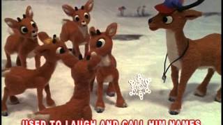 Rudolph the Red Nosed Reindeer Sing Along with Lyrics [upl. by Llerdnam]