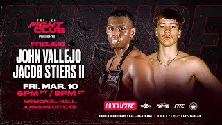 Triller Fight Club Presents Future Stars Prelims [upl. by Anigal552]