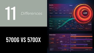 11 Differences 5700g Vs 5700x [upl. by Akinod46]