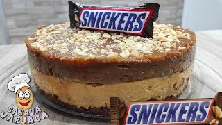 SNICKERS TORTA Recept koji će vas osvojiti već pri prvom zalogaju [upl. by Odlabso]