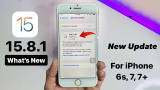 iOS 1581 Released for iPhone 6s amp 7  iOS 15 8 1 New Features amp Changes  Should you update [upl. by Ohcamac]