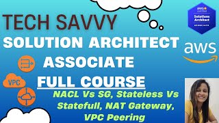 AWS SAA  Lec19  Stateful Vs Stateless  NACL Vs Security Group  NAT Gateway  VPC Peering [upl. by Rennerb]