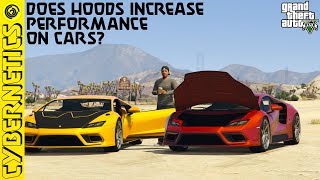 GTA V  Does Hoods Increase Performance on Cars [upl. by Riki904]