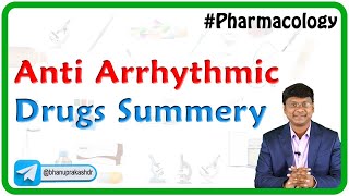 Anti Arrhythmic Drugs Summery Pharmacology  USMLE NEET PG INICET FMGE [upl. by Kcirttap]