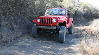 Jeep JK quotShort Cutquot concept vehicle tackling moguls [upl. by Attela]