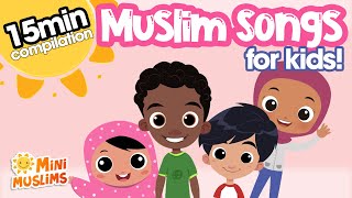 Islamic Songs amp Stories for Kids 🌟 15 min Compilation ☀️ Allahs Love  MiniMuslims [upl. by Ailehpo]