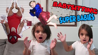 BABYSITTING SUPER HERO BABIES [upl. by Salvadore838]