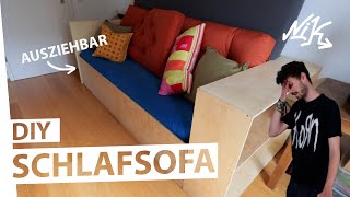 SchlafcouchBettsofa selbst bauen  Anfänger leicht überfordert [upl. by Piper]