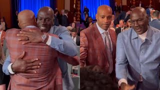 Michael Jordan shows love to Vince Carter for his Hall Of Fame induction [upl. by Hessney]