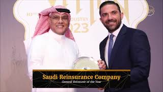 General Reinsurer of the Year  Saudi Reinsurance Company [upl. by Nrek693]